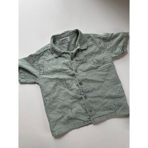 VGUC Bobo Choses scribble ducks camp shirt 4/5y